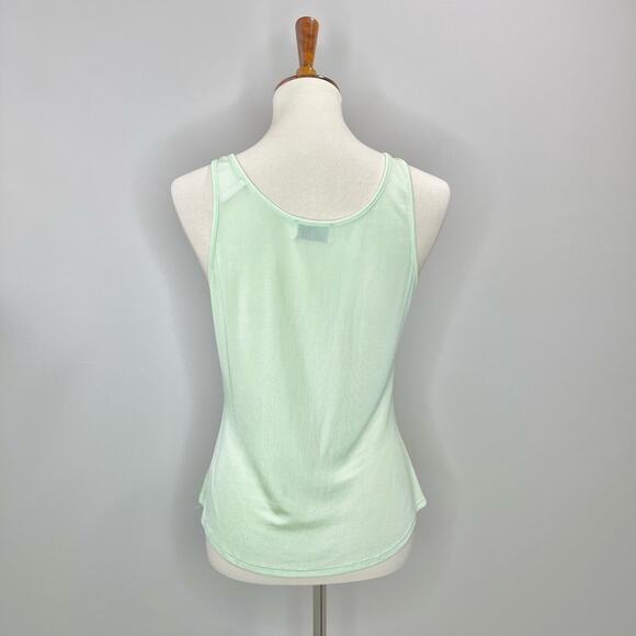 St. John Scoop Neck Ribbed Tank in Mint Green Women’s Size Large - Picture 7 of 7